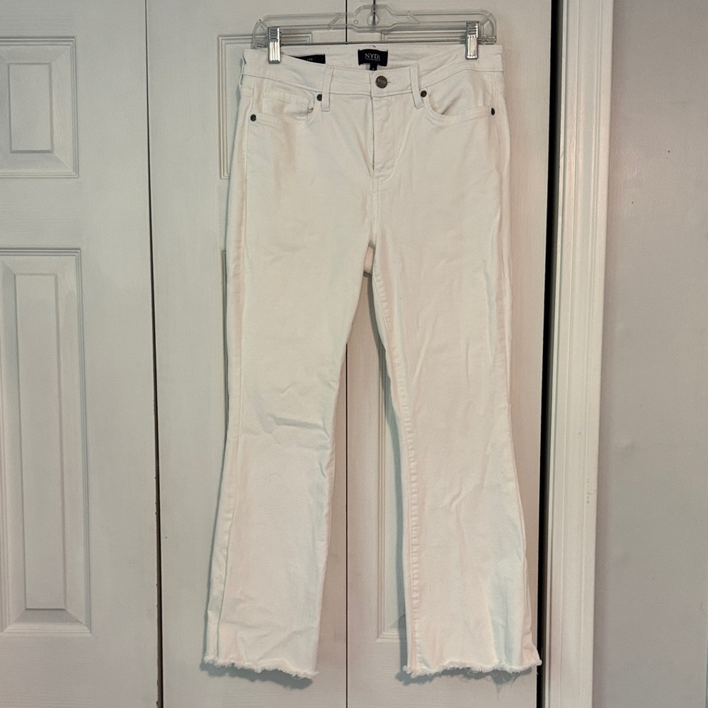 white Flare Jeans